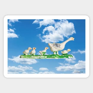 ANIMAL HEAVEN Geese Sticker